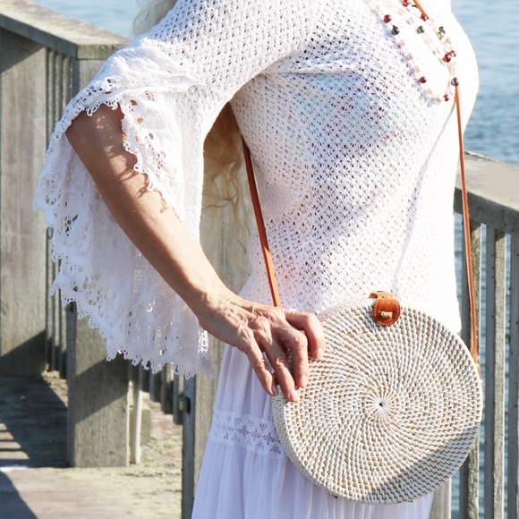 Enchanting Jen’s Pirate Booty for Free People Crochet White Top NWT - Picture 13 of 16